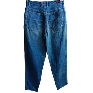 Mom Jeans  26x32 9/10 Vtg 80s HIGH WAIST Carrot Top Denim VALLEY GIRL LA ROSE